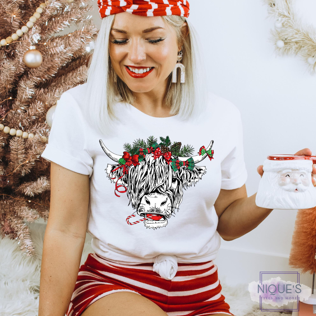 Christmas Cow T-Shirt/Hoodie