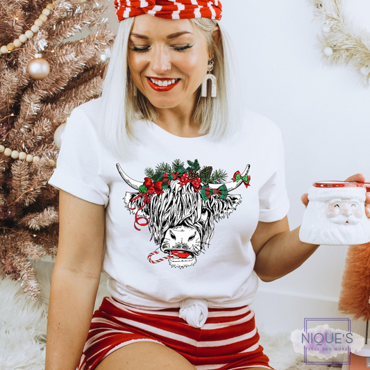 Christmas Cow T-Shirt/Hoodie